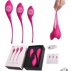 Kit Pompoarismo Silicone - 3 Pesos