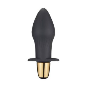 Plug Anal c/ Vibrador Recarregável 10 Funções