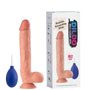 Pênis Ejaculador c/ Ventosa - EJACULATING DILDO