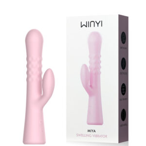 Vibrador c/ Esferas Expansivas e Estimulador Recarregável - Miya