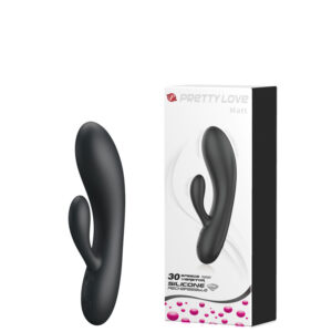 Vibrador Ponto c/ Estimulador Recarregável 30 Funções - Pretty Love Matt