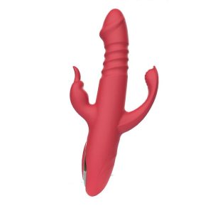 Vibrador Ponto G Vai e Vem c/ Tripla Estimulação Recarregável