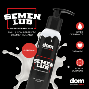 Semen Lub Tradicional - Gel Lubrificante Que Imita o Sêmen