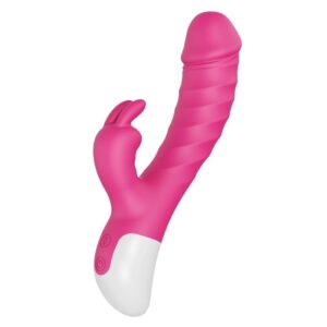 Vibrador Ponto G Vai e Vem c/ Estimulador Rabbit Recarregável