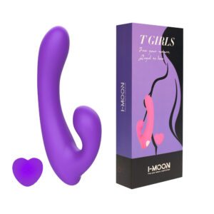 Vibrador Ponto G Rotativo c/ Estimulador e Controle Wireless Recarregável - T Girls