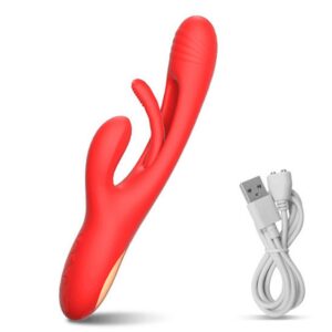 Vibrador Ponto G c/ Estimulador e Movimento Slap Recarregável - Leny
