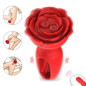 Plug Anal Vibrador c/ Movimento Slap e Controle Wireless recarregável
