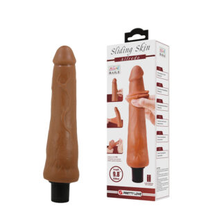 Pênis c/ Vibrador Realistic Skin Dupla Densidade 9.8'' - Alfredo