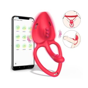 Calcinha c/ Vibrador Estimulador Recarregável Multifuncional Controle por Aplicativo