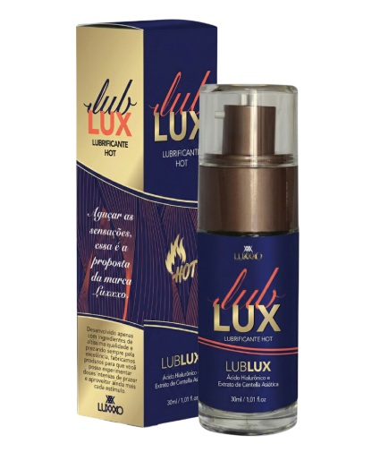Lub Lux Gel Lubrificante Hidratante c/ Ativos Hot 30g