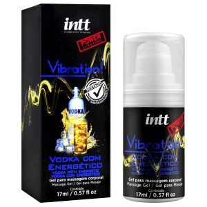 Vibration Gel Eletrizante Extra Forte Intt 17g - Vodka c/ Energético