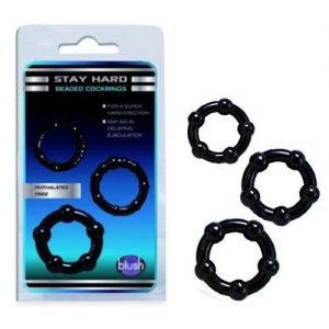 Kit Anel Peniano c/ 3 un - STAY HARD