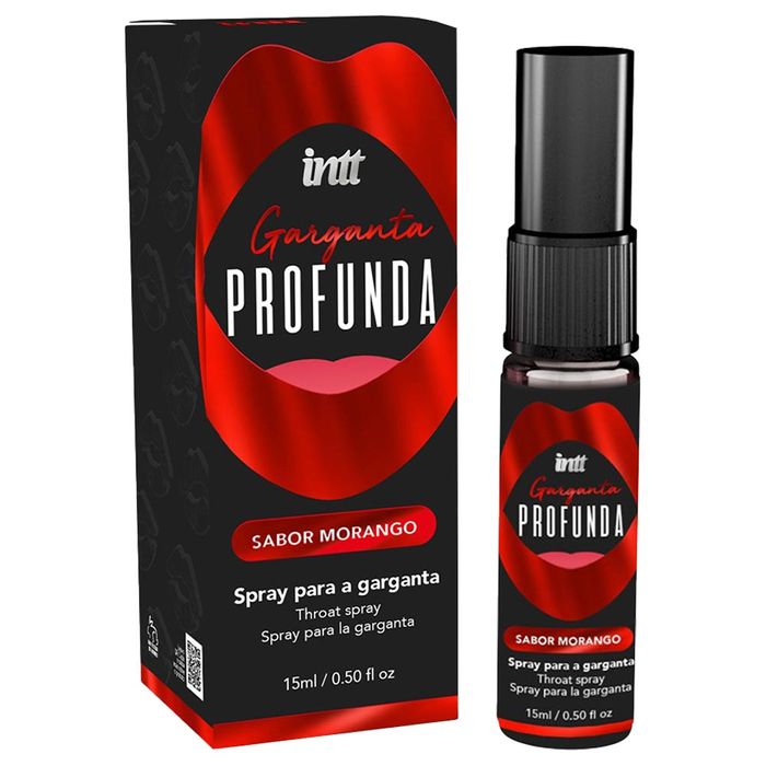 Garganta Profunda Spray 15 ml - Morango