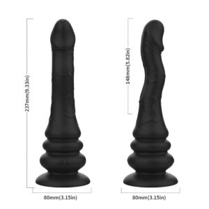 Pênis Vibrador c/ Movimento e Controle Wireless Recarregável