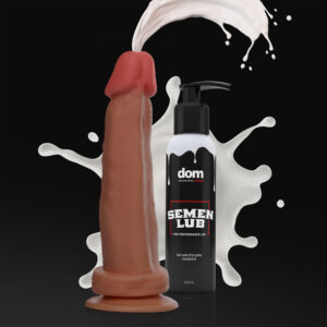 Kit Splash - Pênis Que Ejacula 16 x 4 cm + Semen Lub Neutro Lubrificante