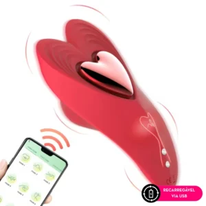 Calcinha Vibratória Recarregável c/ Imã Controle Via Aplicativo