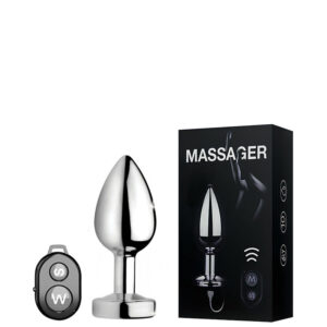 Plug Anal Recarregável c/ Controle Remoto Wireless 10 Funções - M