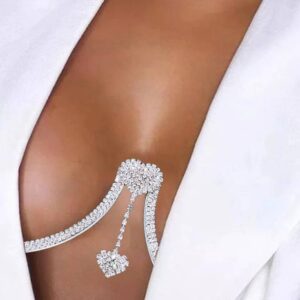 Jóia para os Seios em Strass