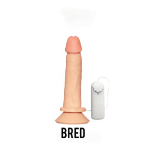 Pênis Classic c/ Vibrador e Ventosa Multivelocidade – BRED