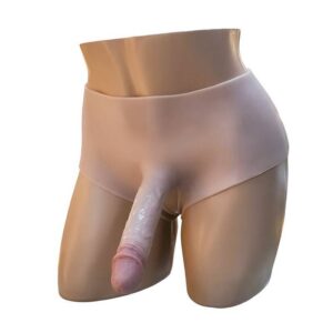 Cinta Peniana Estilo Short em Silicone c/ Aberturas